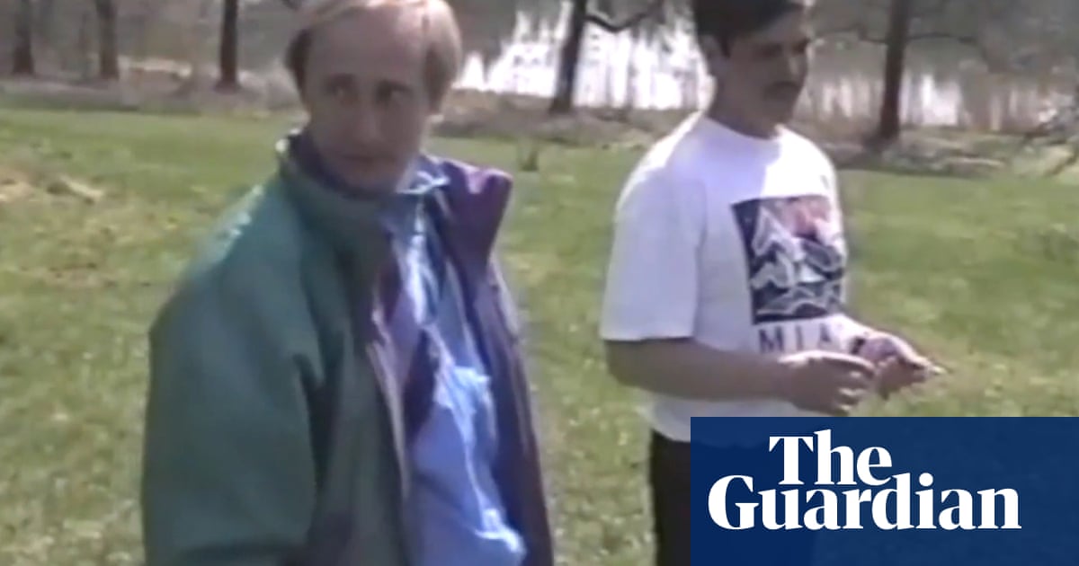 Video emerges of Vladimir Putin in shell suit on 1990s Finland trip