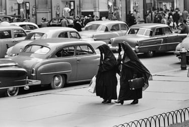 two people walking