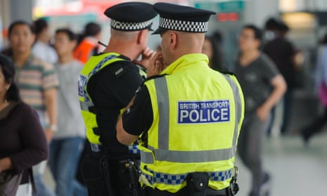 British Transport Police officers