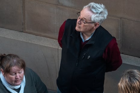 Ian Wilkinson outside court