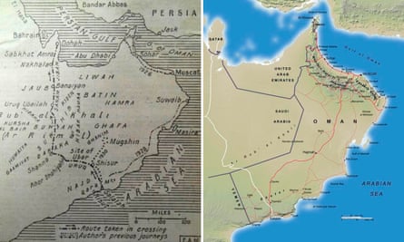 Empty Quarter expedition in 1930 and today.