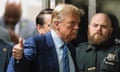 Former U.S. President Trump's criminal trial on charges of falsifying business records continues in New York<br>Former U.S. President Donald Trump returns to the courtroom after a short recess during the second day of his trial at New York Criminal Court in New York, New York, USA, 16 April 2024. JUSTIN LANE/Pool via REUTERS
