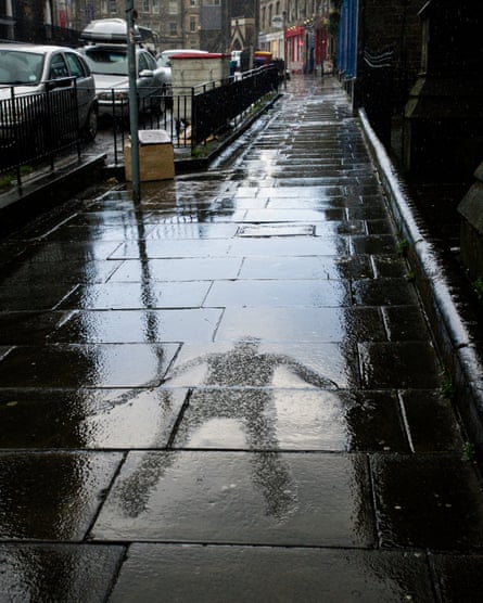 Goldsworthy’s rain ‘shadow’ in Edinburgh.