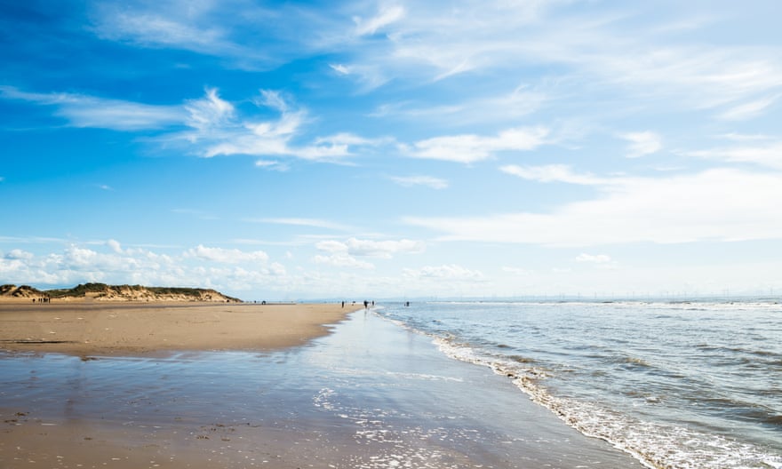 Formby beach, near Liverpool.