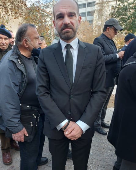 Spyros Lallos, who had travelled from Essen in Germany to pay his last respects to Constantine.