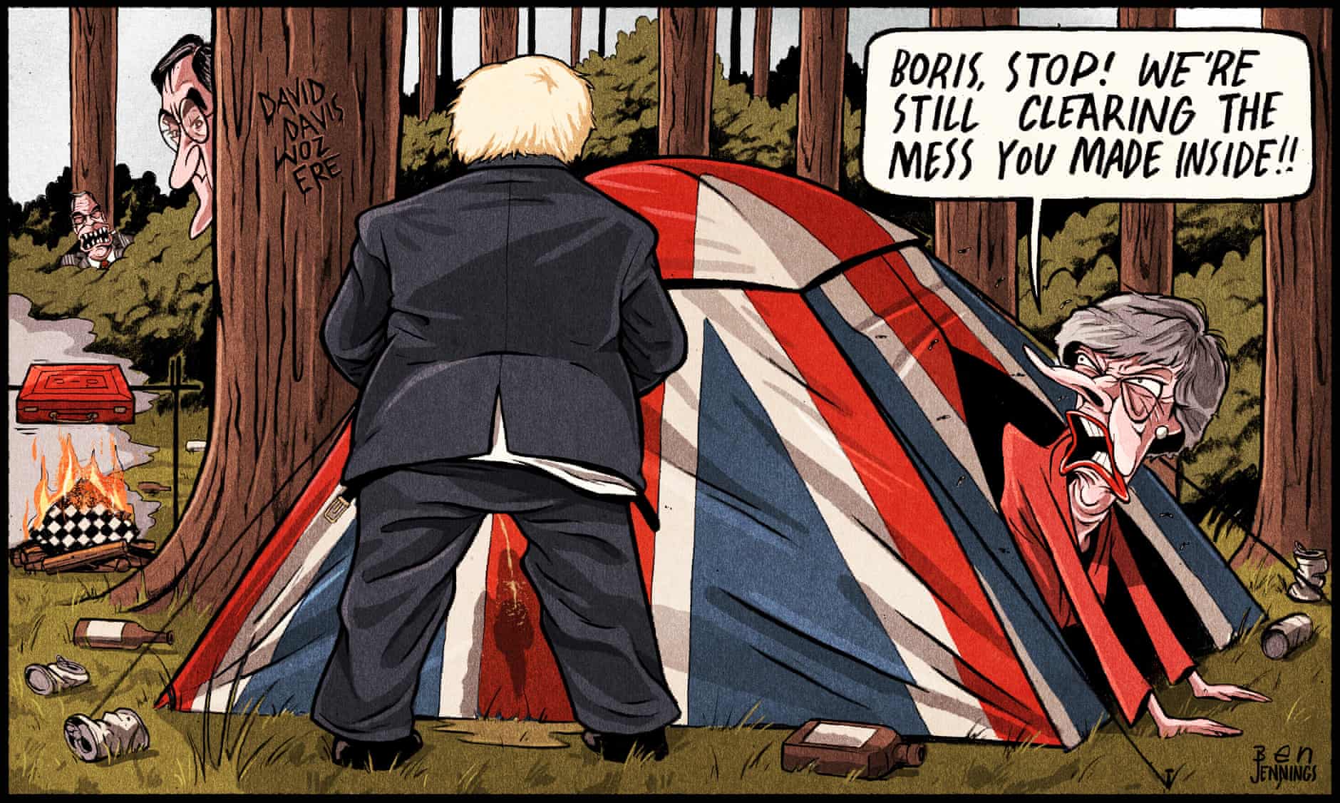 The Guardian Cartoon On May S Reaction To Criticism From Boris Johnson Ukpolitics