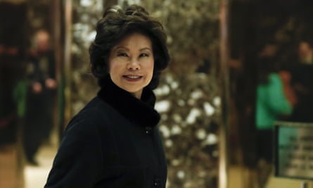 Elaine Chao arrives at Trump Tower to meet with Donald Trump in November.
