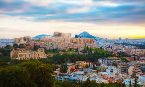 The Acropolis in the early morning sun, Athens, Greece