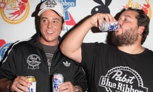 Evan and Daren Metropoulos at the Playboy Mansion on 19 October 2012 in Beverly Hills, California.