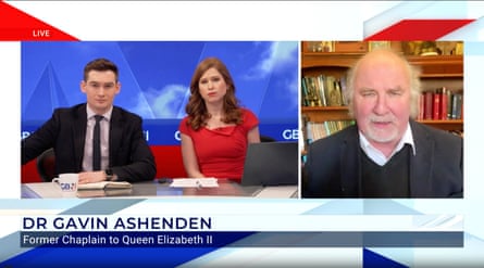 The former chaplain to the queen, Gavin Ashenden, talking about religion on GB News, 5 March 2025.