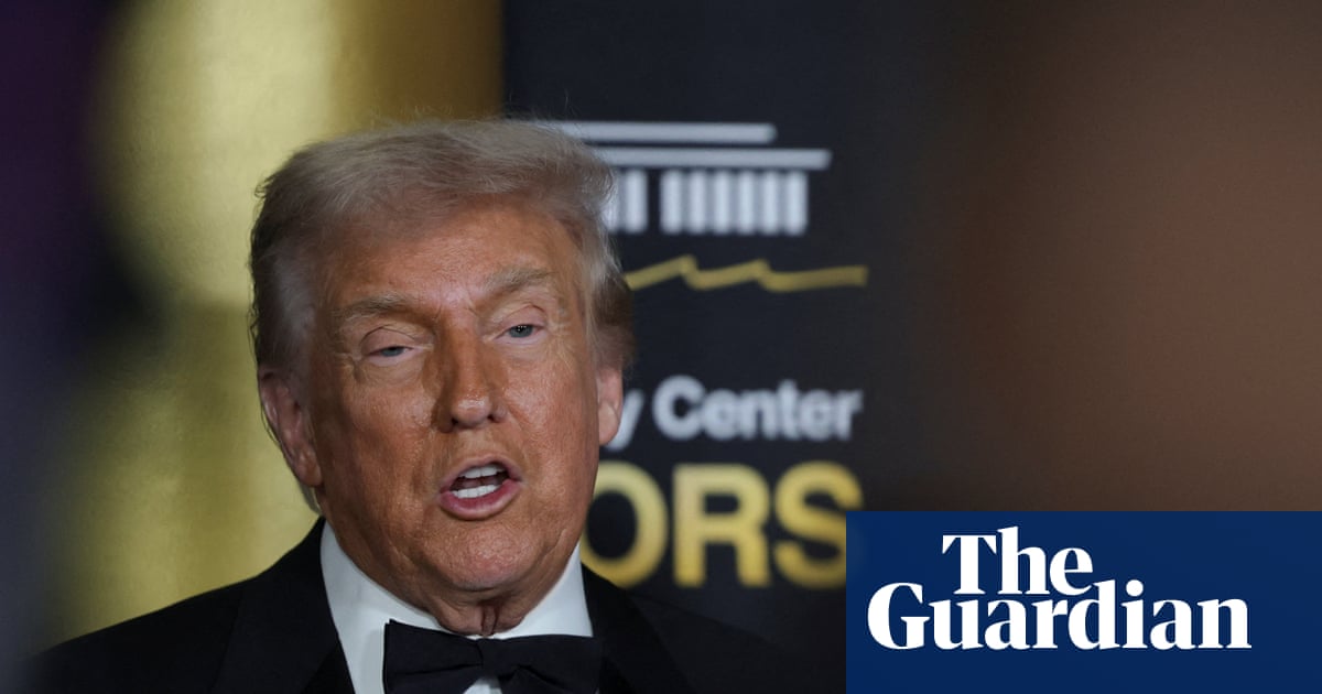 Trump takes spotlight as Kennedy Center Honors recognizes artists
