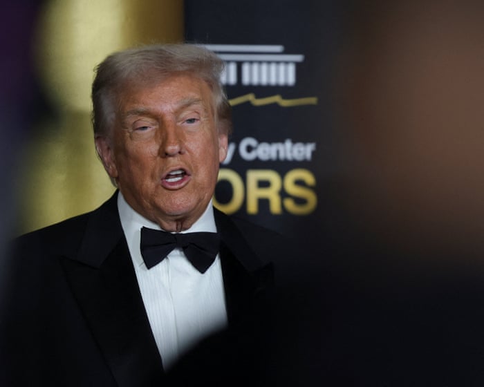 Trump takes spotlight as Kennedy Center Honors recognizes artists