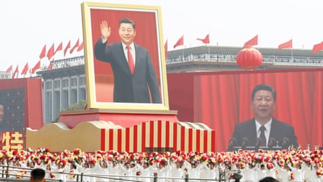 China marks 70th anniversary with military parade – video