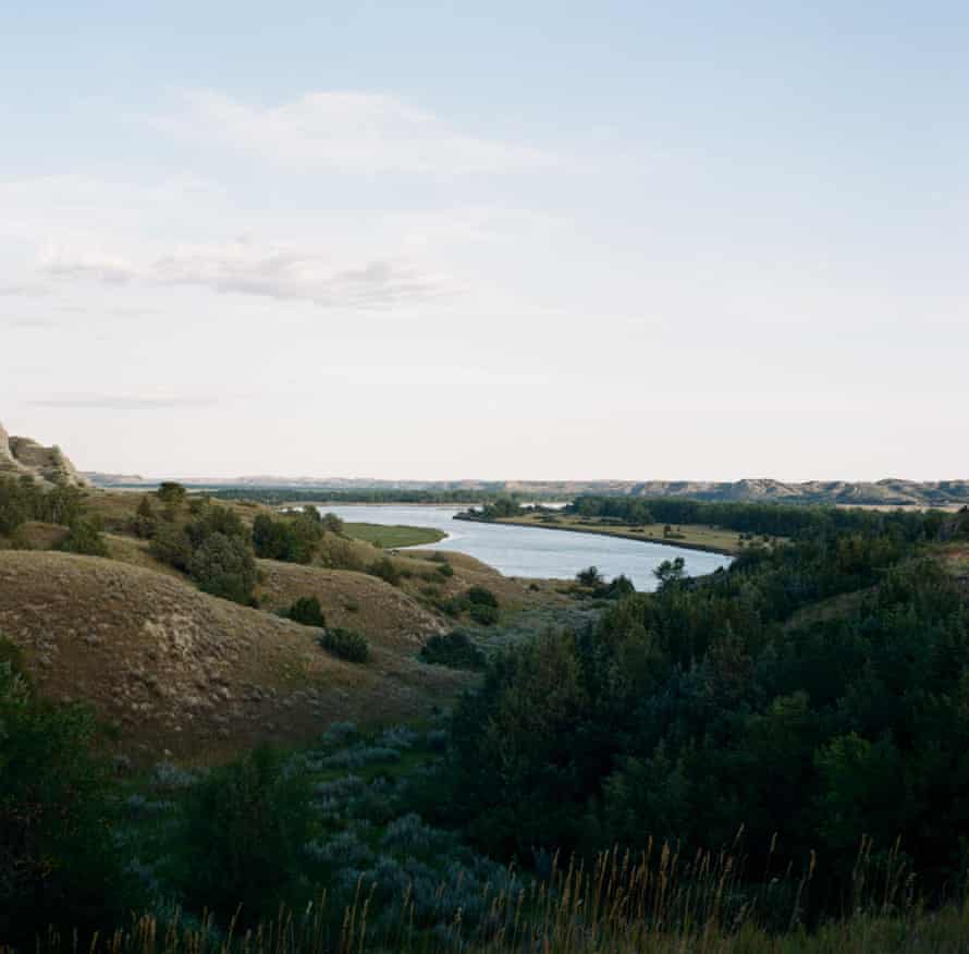 A view of the Missouri River near Fort Peck Indian reservation in Northeastern Montana.