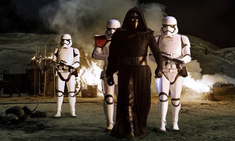 ‘Spectre of Vader’: Kylo Ren (Adam Driver) in Star Wars: The Force Awakens.
