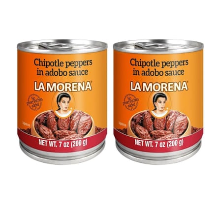 La Morena Chipotle peppers in adobo sauce