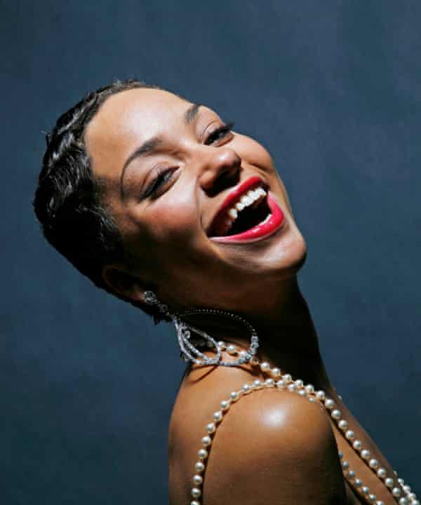 Head shot of Cush Jumbo as Josephine Baker in Josephine And I