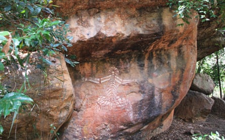 Indigenous rock at Nourlangie in Kakadu national park, in Australia’s Northern Territory.