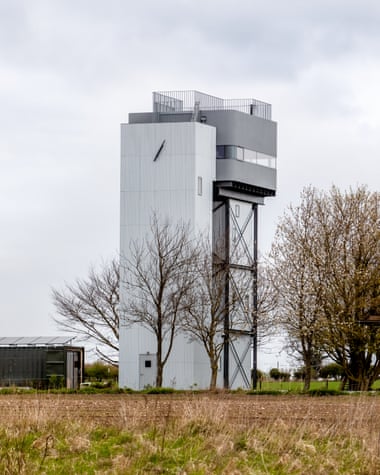 The Castle Acre water tower in Norfolk.