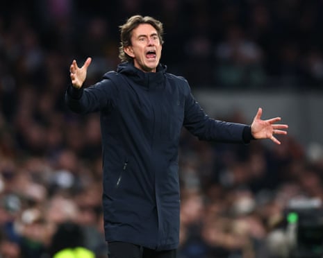 Thomas Frank sacked by Tottenham after eight months as head coach | Tottenham Hotspur | The Guardian