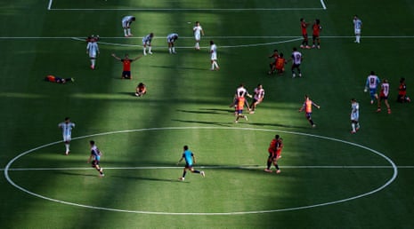 World Cup final: Trump, half-time show and everything but the football – live