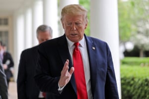 President Trump talks with Reuters in interview at the White House in Washington