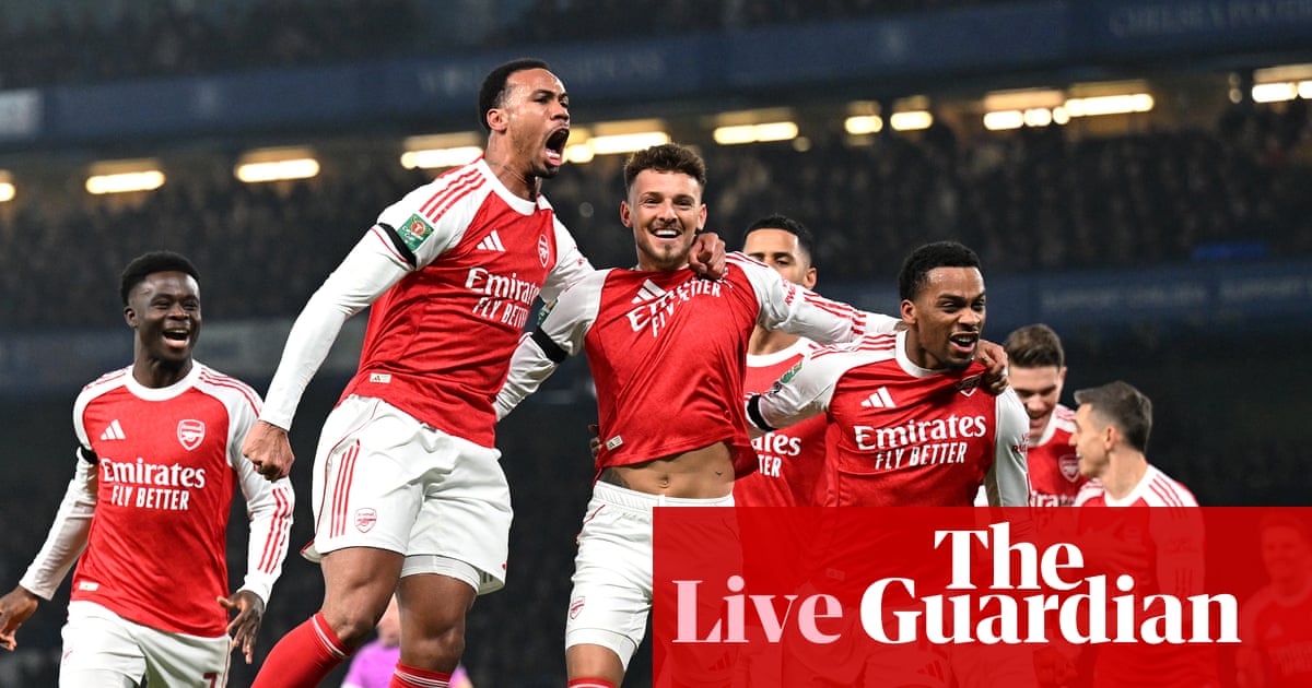 Chelsea v Arsenal: Carabao Cup semi-final first leg – live