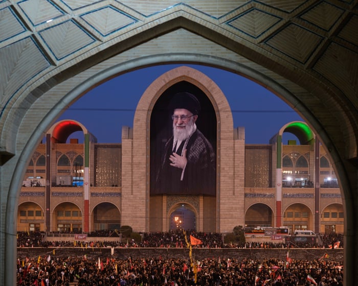 Iran’s supreme leader absent from funeral of father Ali Khamenei