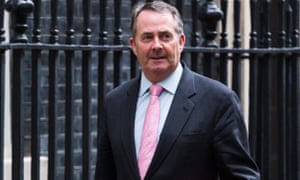 Liam Fox in Downing Street