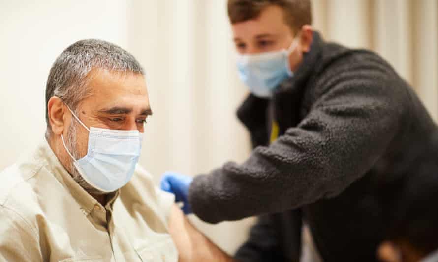 40 patients were vaccinated at the pop-up clinic on Wednesday.