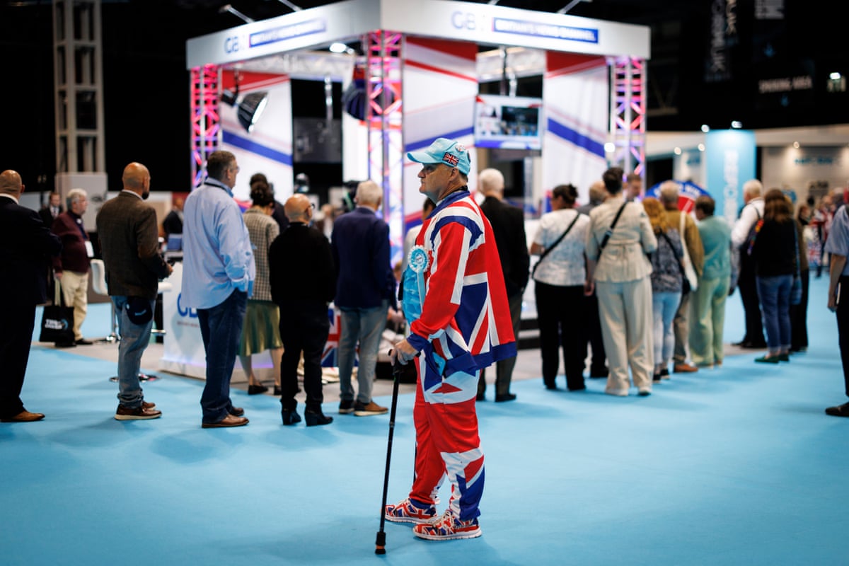 Attendees at the Reform UK conference.