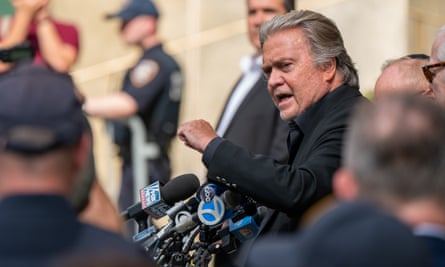 Steve Bannon in the street