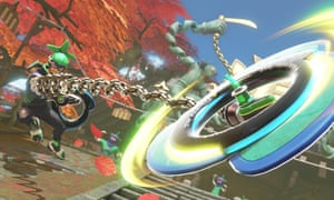 Each character in Nintendo Arms offers a range of combat techniques. Players earn XP through play which can be used to upgrade your arsenal