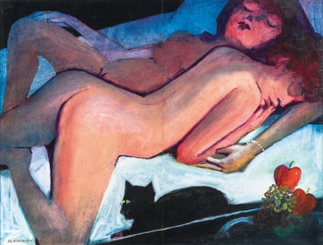 Women Lovers by the Australian artist Charles Blackman