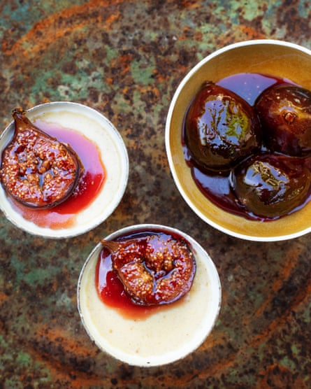 Give a fig: cinnamon panna cotta, roast figs.