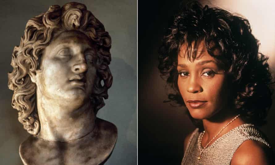 Two of the greats ... Alexander and Whitney Houston