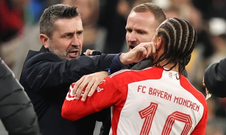 Bayern Munich bounce back as Union Berlin coach tangles with Sané