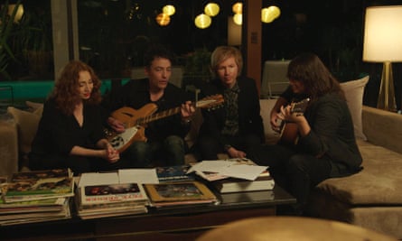 From left: Regina Spektor, Jakob Dylan, Beck and Cat Power in Echo in the Canyon.
