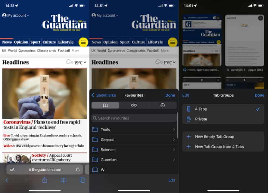 Safari’s redesign