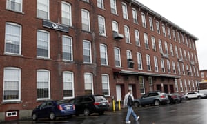 The headquarters in New Hampshire of US internet service company Dyn, which was targeted by hackers