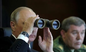 Putin observes the Zapad 2017 military exercise