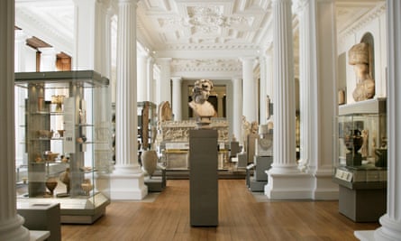 Greek and Roman gallery at The Fitzwilliam Museum, Cambridge, UK.