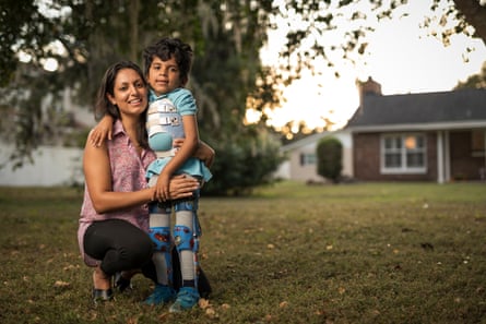 Aliya Anjarwalla and her son Ayden, who has life-limiting SMA type 2.