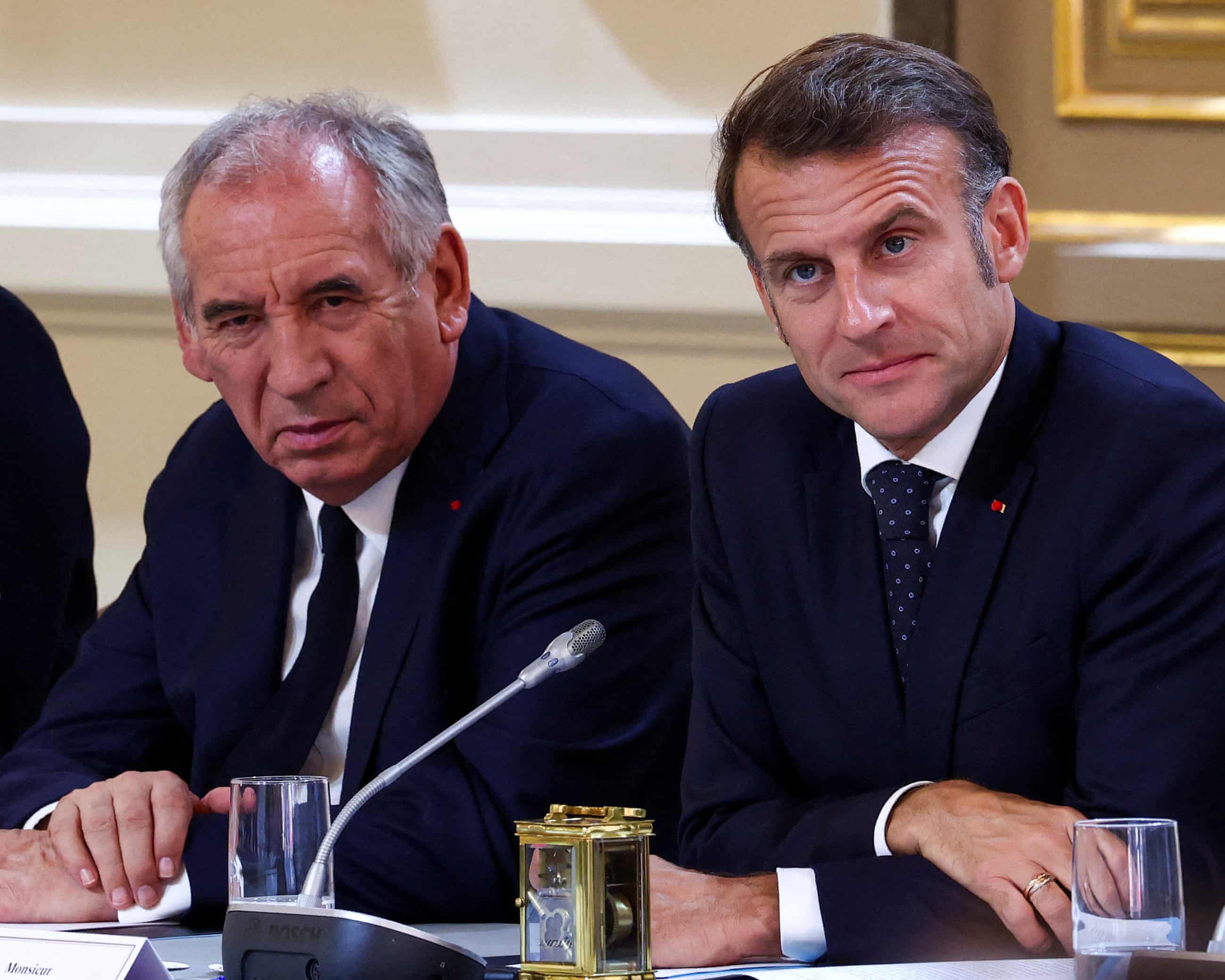 Macron backs Bayrou and calls on budget critics to show responsibility