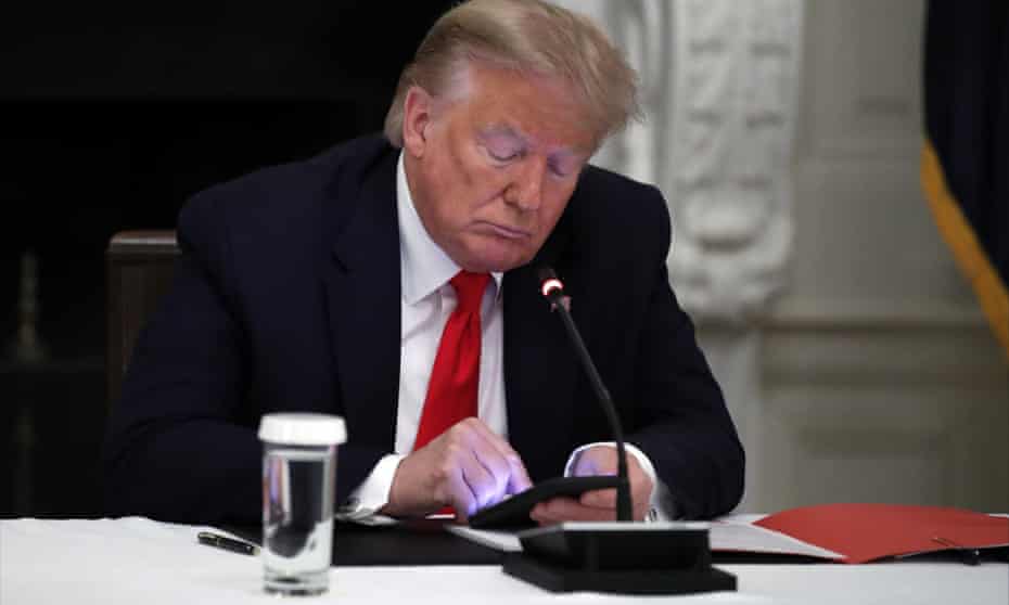 The silence of Donald Trump: how Twitter's ban is cramping his style | Donald Trump | The Guardian