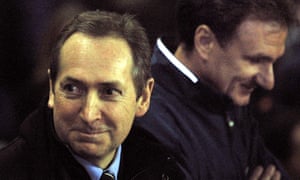 Houllier is all smiles after making returning to the dugout for the visit of Roma in March 2002 but, stood alongside assistant Phil Thompson, it was clear that heart surgery had taken a physical toll on the Frenchman.