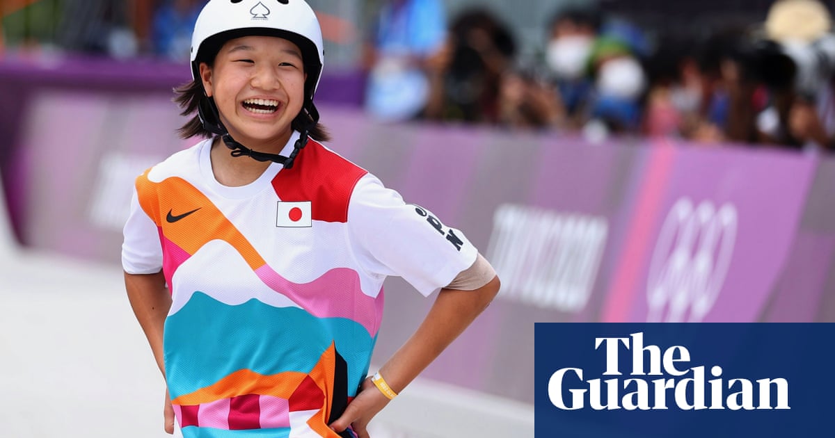 Japan’s Momiji Nishiya, 13, wins Olympic women’s street skateboarding gold