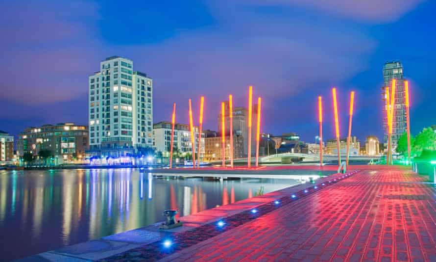 The Grand Canal dock development is a symbol of Celtic Tiger.