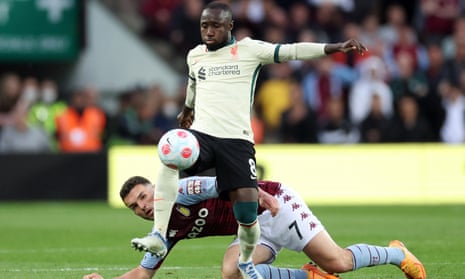 Naby Keïta provided enough dynamism in the Liverpool midfield to see them through a difficult encounter with Aston Villa.