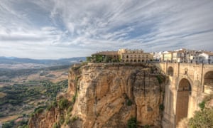 Stunningly situated Parador de Ronda, Andalucía, Spain.